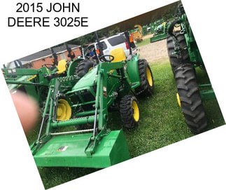 2015 JOHN DEERE 3025E