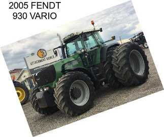 2005 FENDT 930 VARIO