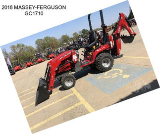 2018 MASSEY-FERGUSON GC1710