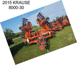 2015 KRAUSE 8000-30