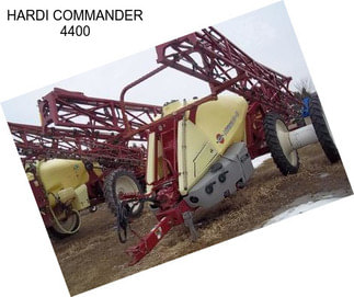 HARDI COMMANDER 4400