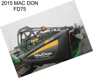 2015 MAC DON FD75