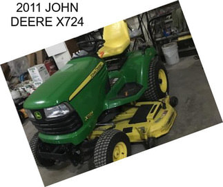 2011 JOHN DEERE X724