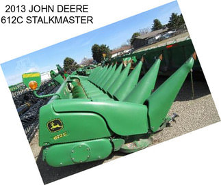 2013 JOHN DEERE 612C STALKMASTER