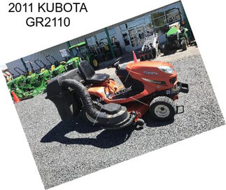 2011 KUBOTA GR2110