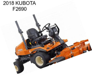 2018 KUBOTA F2690