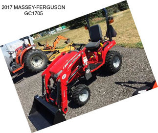 2017 MASSEY-FERGUSON GC1705