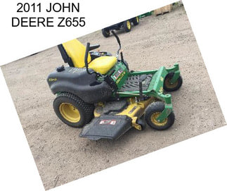 2011 JOHN DEERE Z655