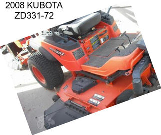 2008 KUBOTA ZD331-72