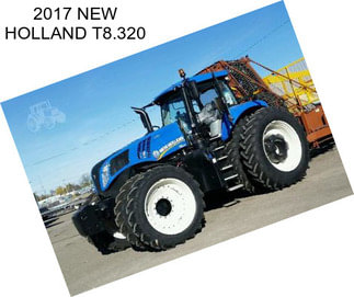 2017 NEW HOLLAND T8.320