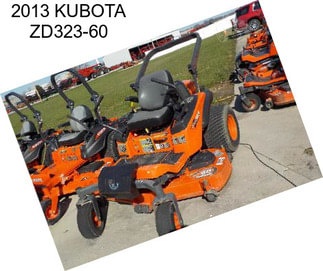 2013 KUBOTA ZD323-60