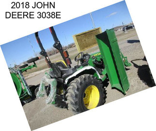 2018 JOHN DEERE 3038E