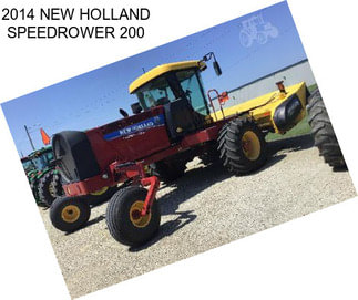 2014 NEW HOLLAND SPEEDROWER 200