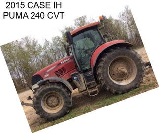 2015 CASE IH PUMA 240 CVT