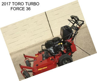 2017 TORO TURBO FORCE 36