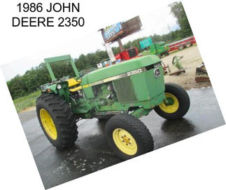 1986 JOHN DEERE 2350