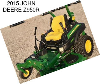 2015 JOHN DEERE Z950R