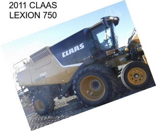 2011 CLAAS LEXION 750