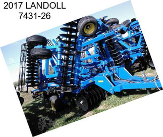 2017 LANDOLL 7431-26