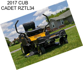 2017 CUB CADET RZTL34