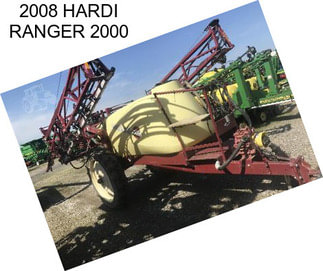 2008 HARDI RANGER 2000