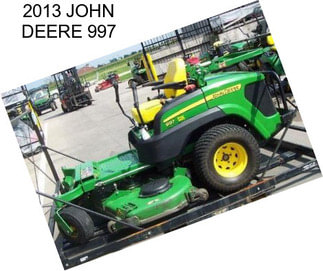 2013 JOHN DEERE 997