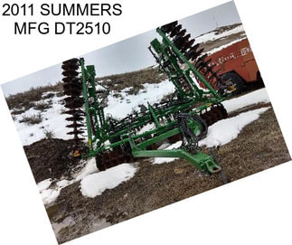 2011 SUMMERS MFG DT2510