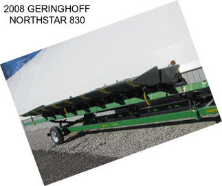 2008 GERINGHOFF NORTHSTAR 830