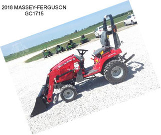 2018 MASSEY-FERGUSON GC1715