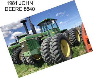 1981 JOHN DEERE 8640