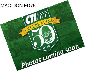 MAC DON FD75