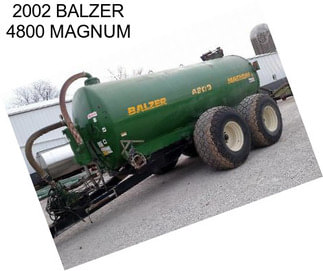 2002 BALZER 4800 MAGNUM