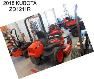 2018 KUBOTA ZD1211R