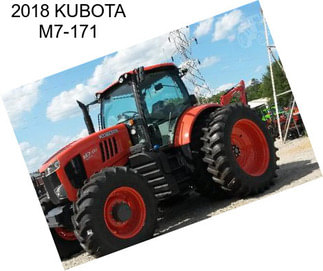 2018 KUBOTA M7-171