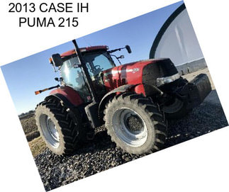 2013 CASE IH PUMA 215