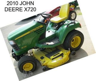 2010 JOHN DEERE X720