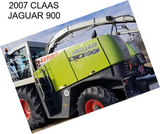 2007 CLAAS JAGUAR 900