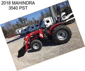 2018 MAHINDRA 3540 PST