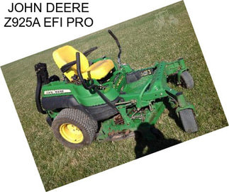 JOHN DEERE Z925A EFI PRO