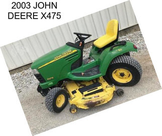 2003 JOHN DEERE X475