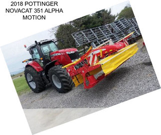 2018 POTTINGER NOVACAT 351 ALPHA MOTION