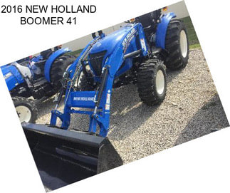 2016 NEW HOLLAND BOOMER 41