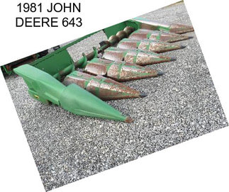 1981 JOHN DEERE 643