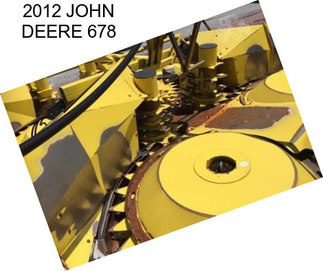 2012 JOHN DEERE 678