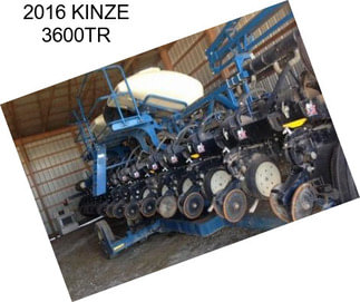 2016 KINZE 3600TR