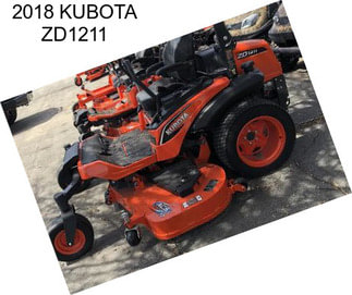 2018 KUBOTA ZD1211