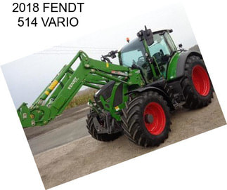 2018 FENDT 514 VARIO