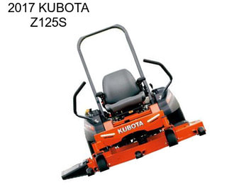 2017 KUBOTA Z125S