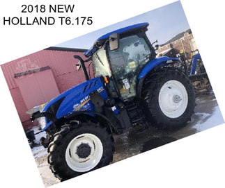 2018 NEW HOLLAND T6.175