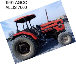 1991 AGCO ALLIS 7600